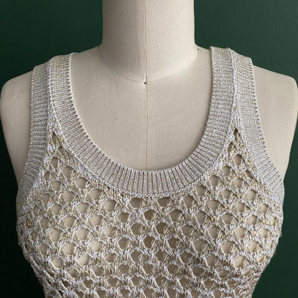 Proenza Schouler Metallic Mesh Tank Top - Picture 7 of 15